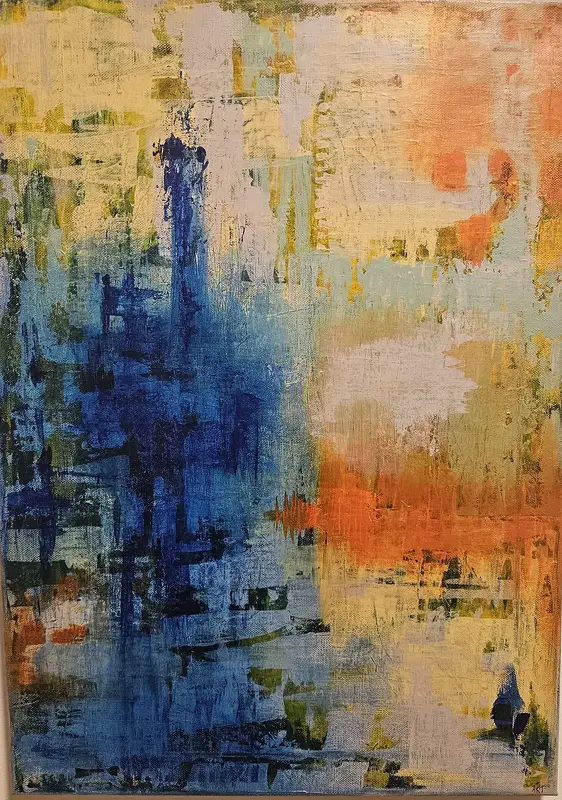 Akrylmålning Limone av Anna-Karin Tano