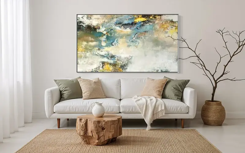 Akrylmålning Earth’s heart (nytt) av Patrik Sikon