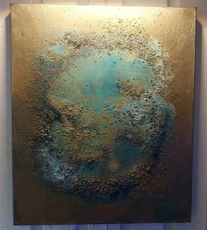 Akrylmålning av Åsa Forslund