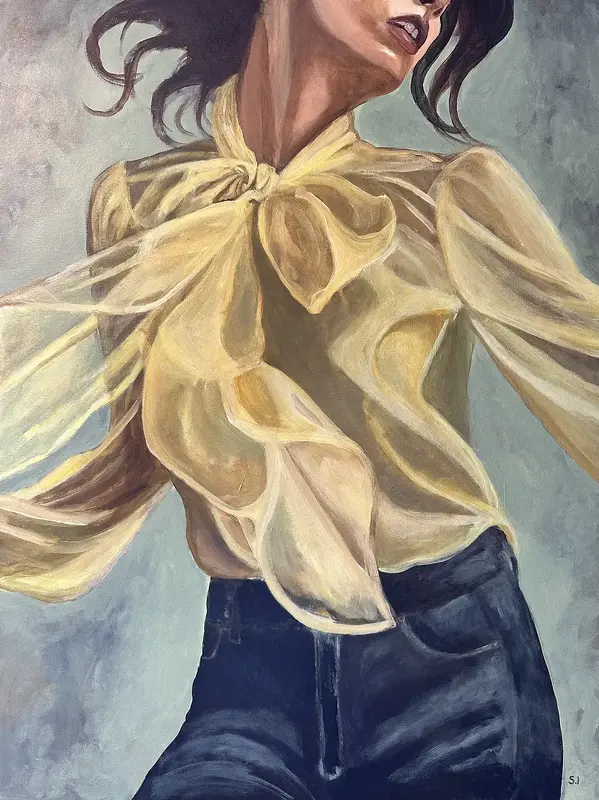 Akrylmålning Ur dimman av Sophie Irebring