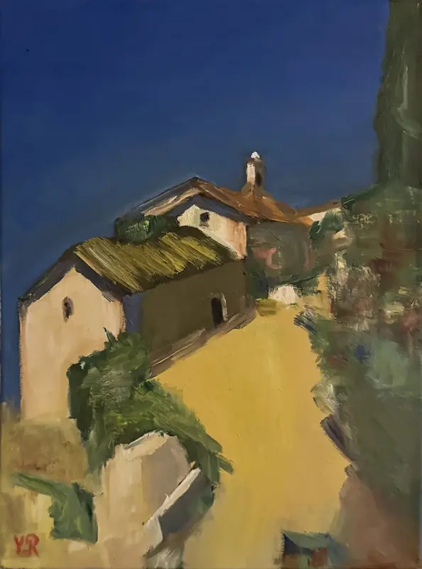 Oljemålning Sydlig stillhet av Yohan Rashmeh