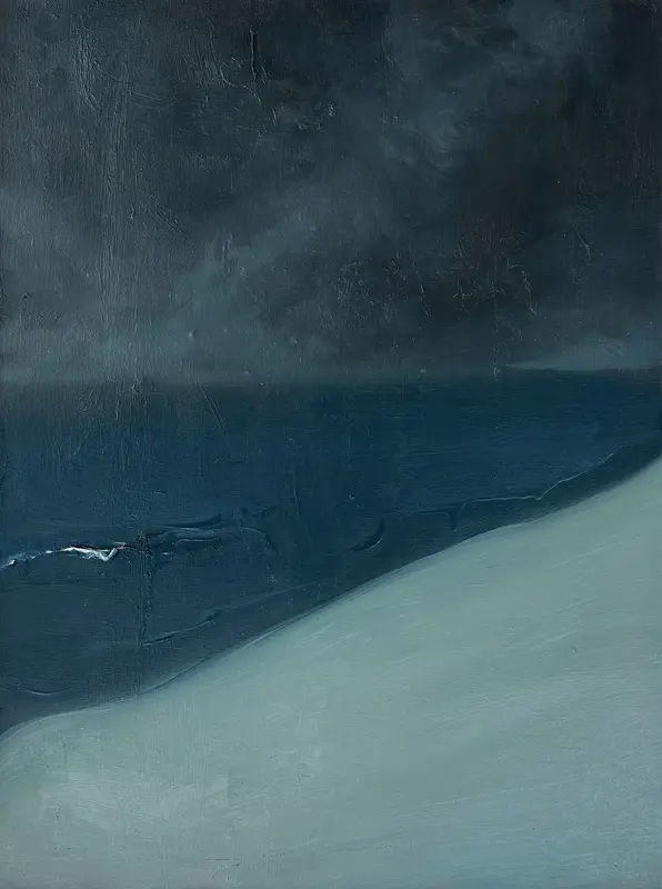 Oljemålning Midnight Tide av Zakhar Shevchuk