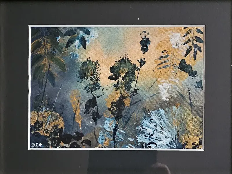 Akrylmålning Utan titel av Gunilla Zaar Akne