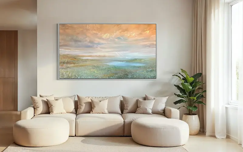 Akrylmålning Earth and water (nytt!) av Patrik Sikon