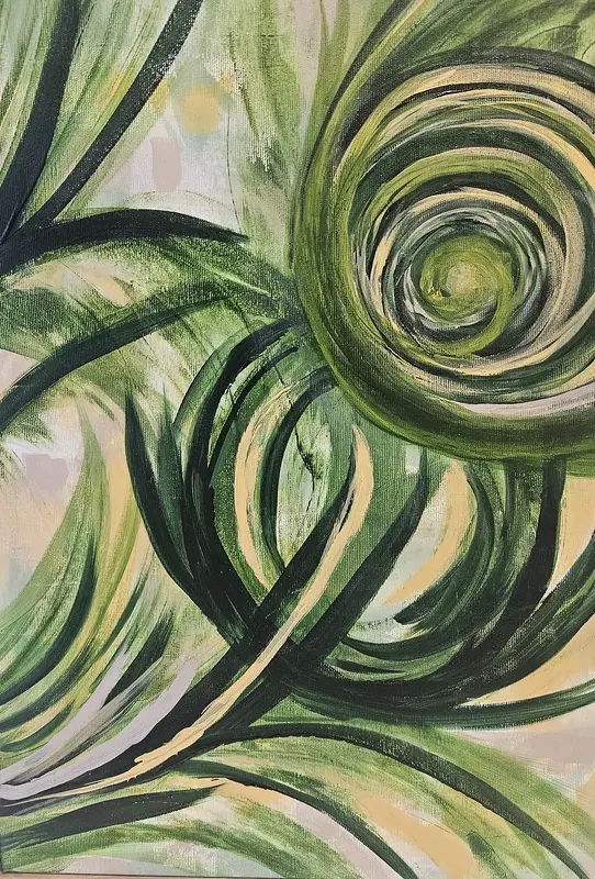 Akrylmålning av Anna-Karin Tano