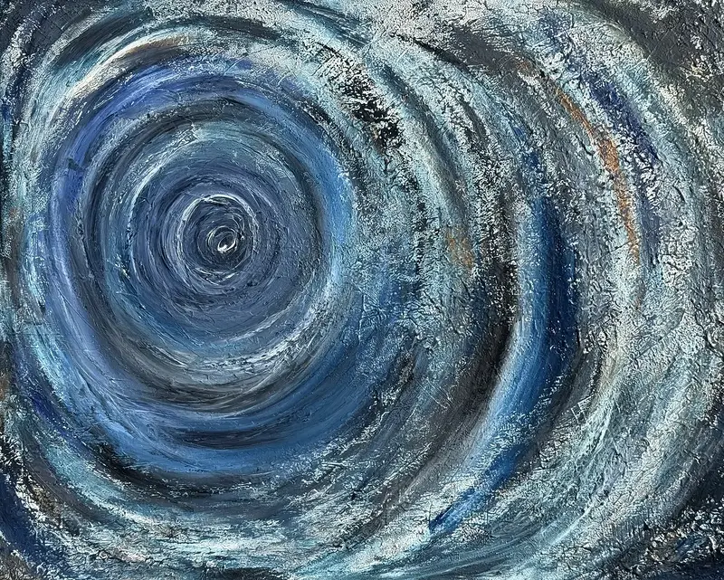 Oljemålning Hope av Sara Askelund