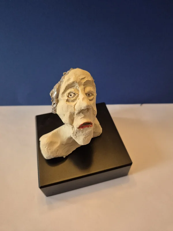Skulptur Ålderman av Anita Paulsson