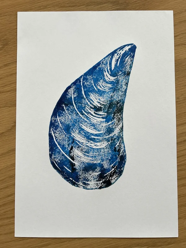 Blåmussla av Gabriella Bergholtz