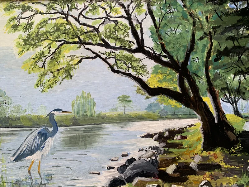 Heron (Häger) av Carlyle Minnaar