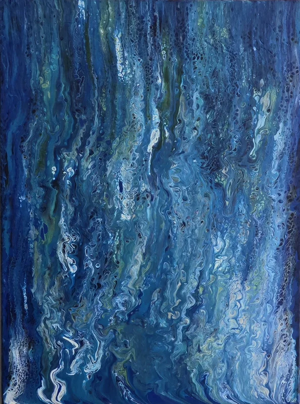 Akrylmålning The Depth Within av Marita Westerberg
