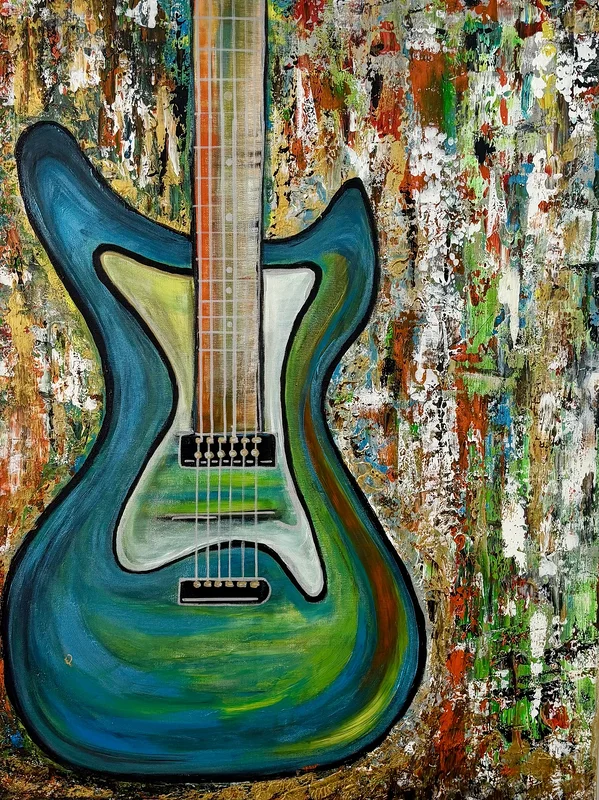 The blue guitar av Susanne Ahlberg
