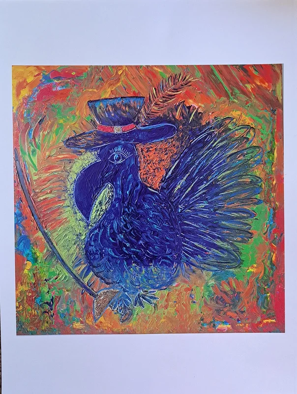 Akrylmålning ARTPRINT Aveline den eleganta musketören av Liselott Ringström