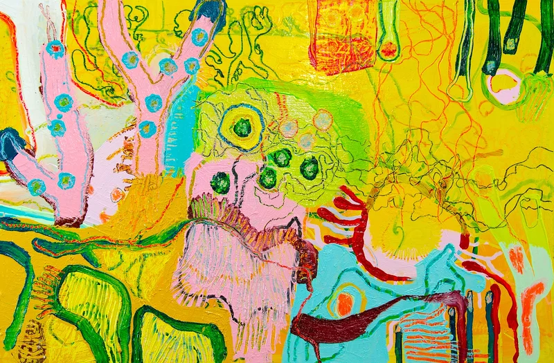 Oljemålning Color Mantra av Johan Haugen
