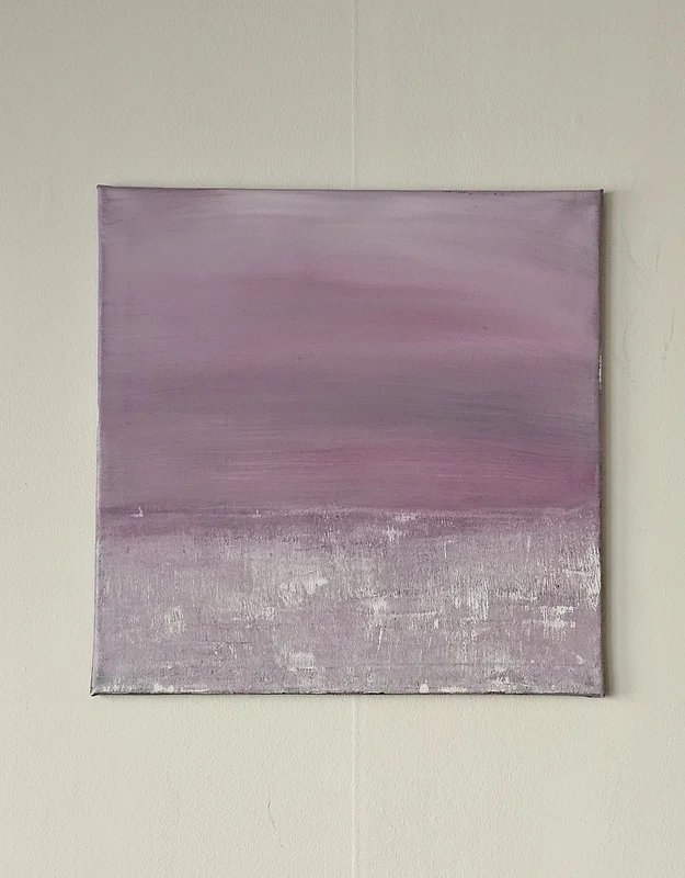 Akrylmålning Vanilla sky av Johanna Hertzberg