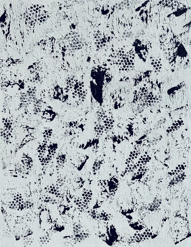Akrylmålning Black and White av Ninni Andersson