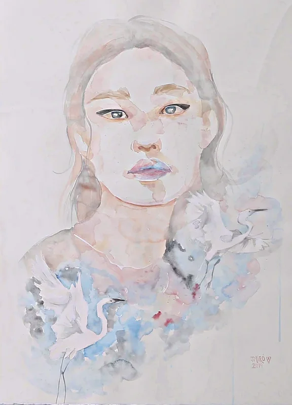 Akvarell Mindfulness av Judith Miró Rodriguez