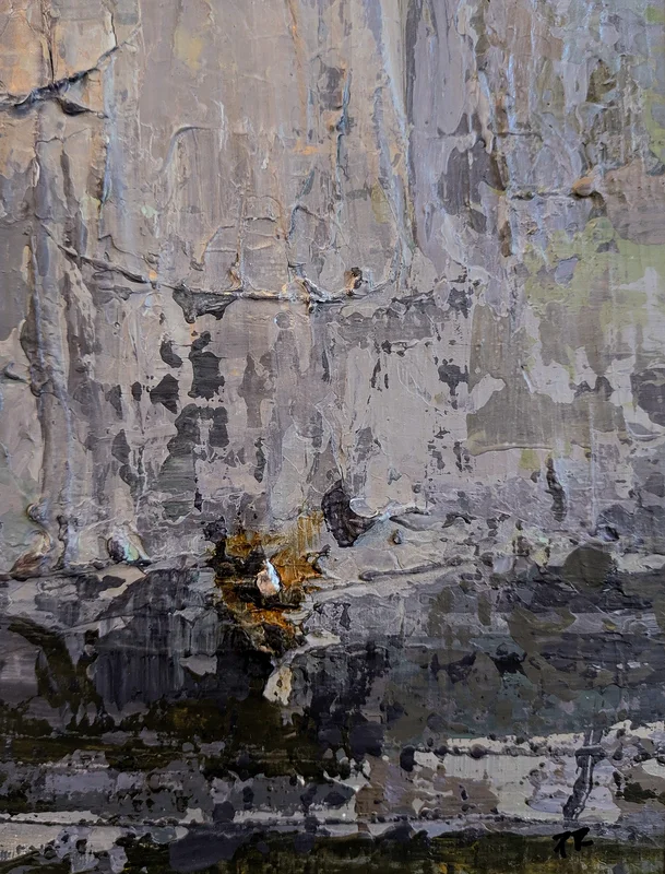 Akrylmålning Abstract Series (Pieces nr.1) av Paula Rindborg