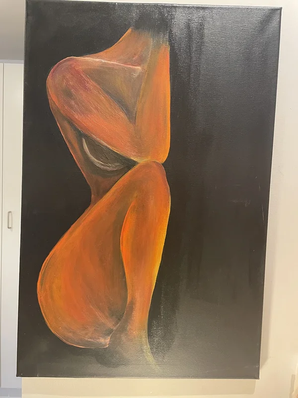 Akvarell Naked by SabinArt av SabinArt