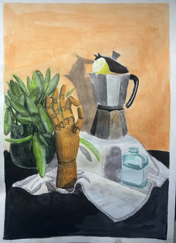 Akvarell Composition study av Jesper Paulson