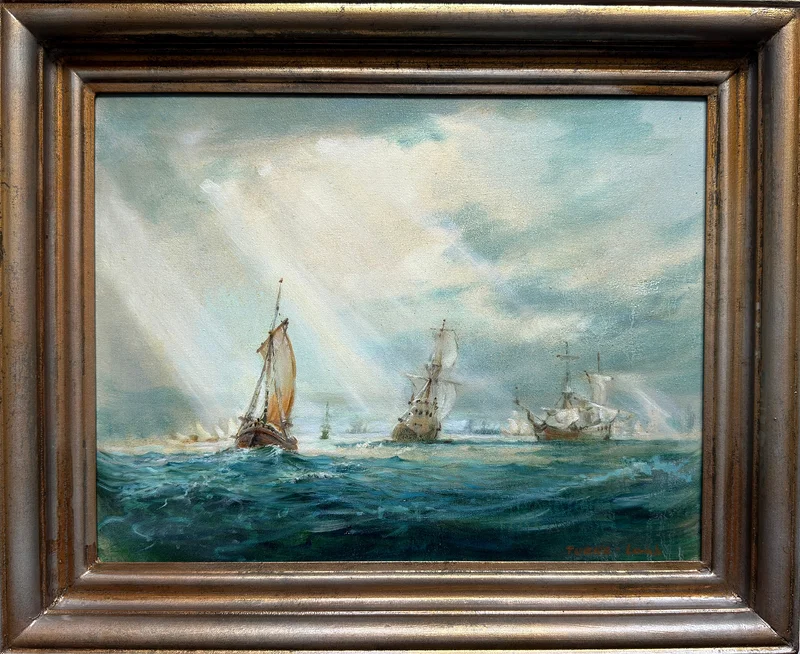 Oljemålning Eyes of God (Based on painting by J. M. W. Turner) av Alexander Levich