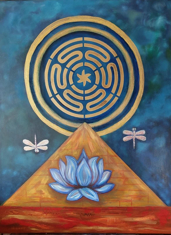 "BLÅ LOTUS" av Pernilla Erixon