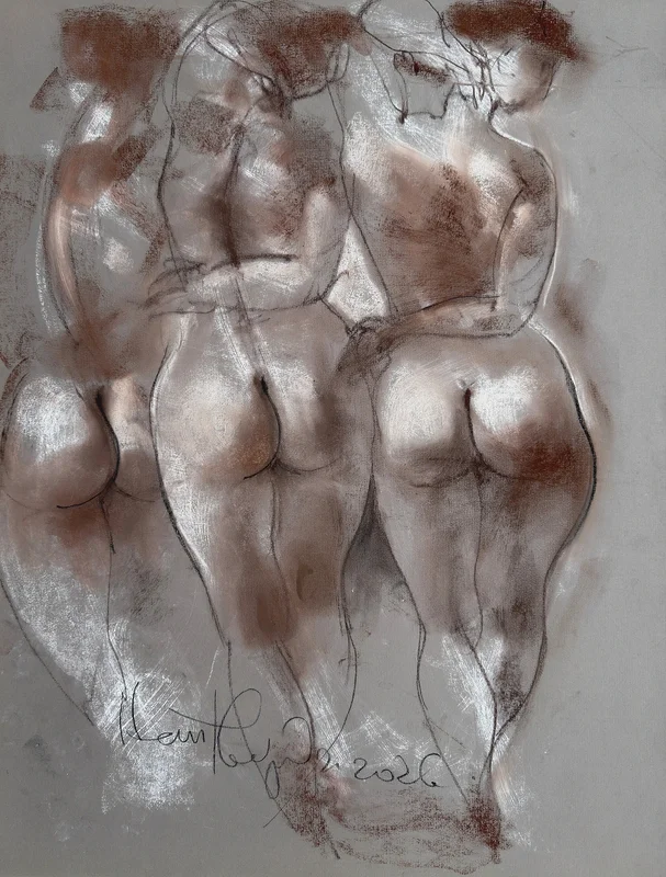 Pastel Nudes XXIX av Ivan Tverdun