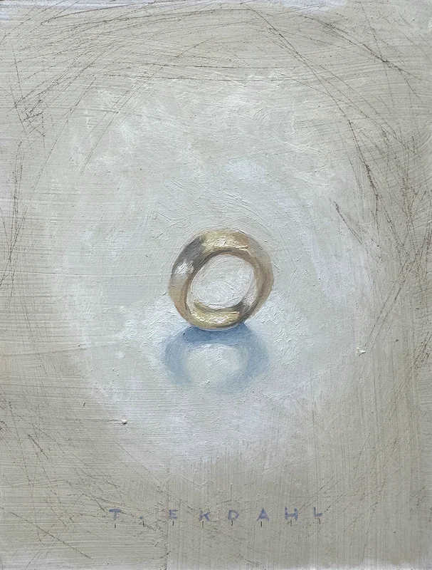 Oljemålning The one ring av Thomas Ekdahl