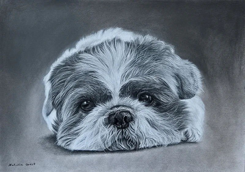 A3 portrait example av Natalia Orest