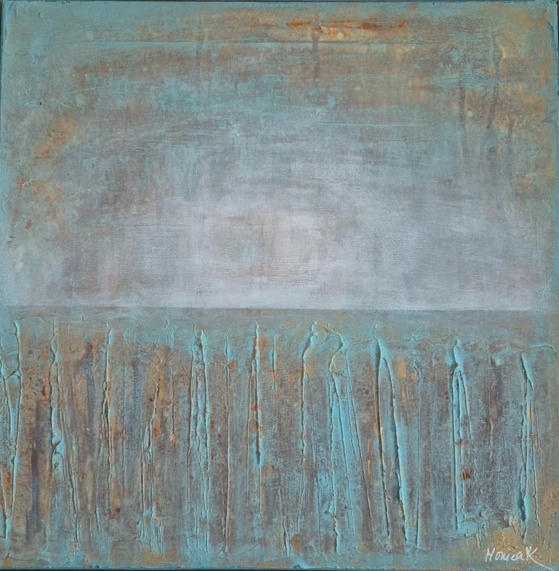 Akrylmålning The Horizon av Monica Kihlström