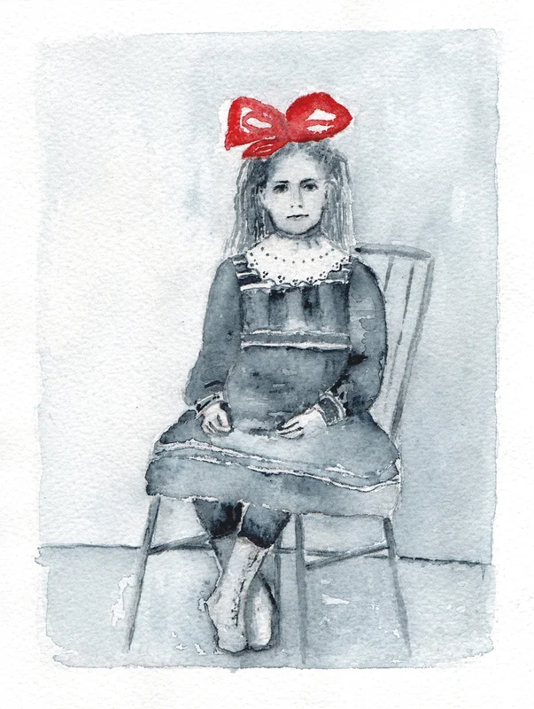 Akvarell Mormor Anna av Maria Källberg