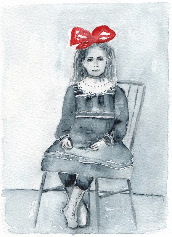 Akvarell Mormor Anna av Maria Källberg