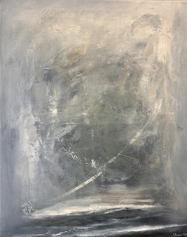 Akrylmålning Vila i blått av Ulrica Halling Olsson_art Stockholm