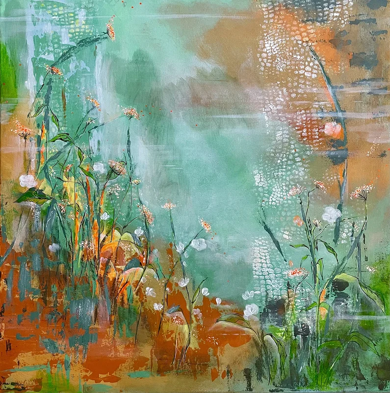 Akrylmålning Dream Weaver av Judit Hedelius