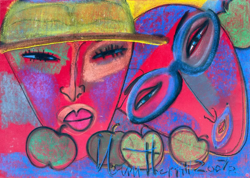1+G Pastels XVII av Ivan Tverdun