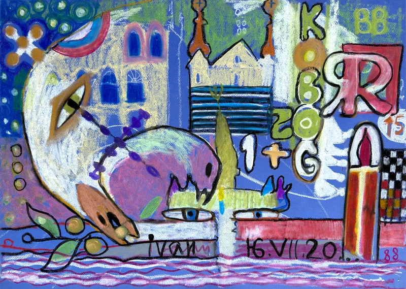 1+G Pastels XVIII av Ivan Tverdun