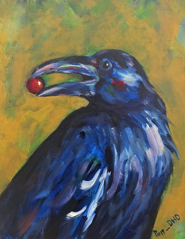 Akrylmålning Cherryl Crow av Pepp_dhd