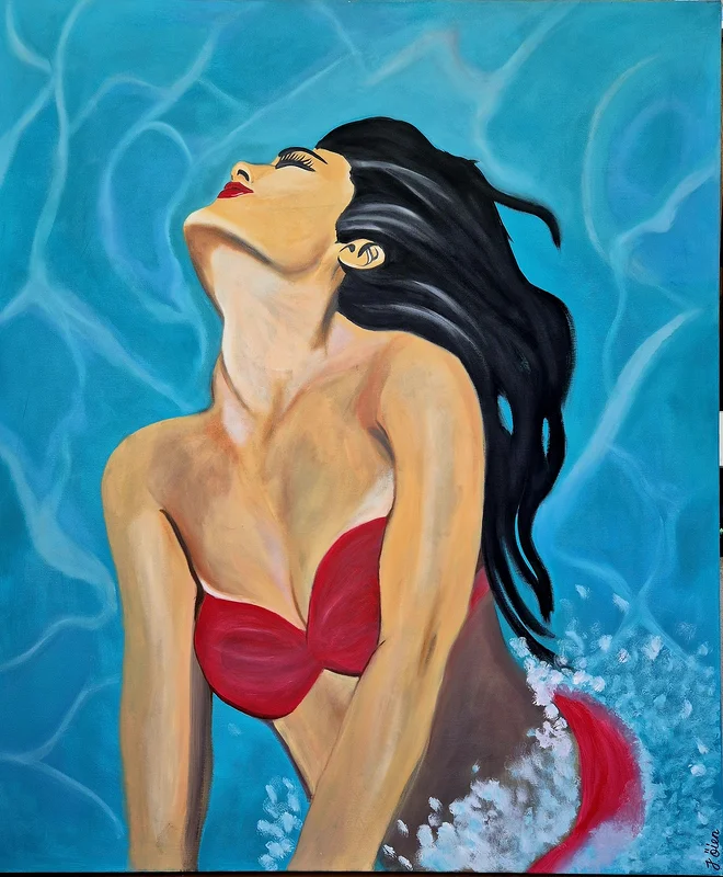 Oljemålning av Jennie Öien