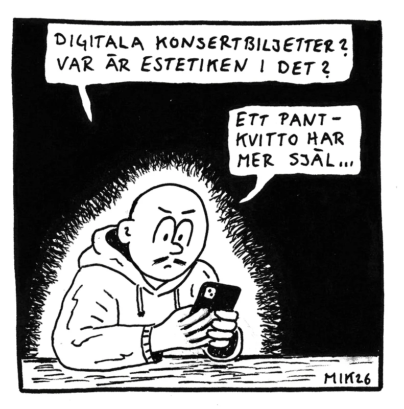 Konsertbiljetter av Miks Bombo