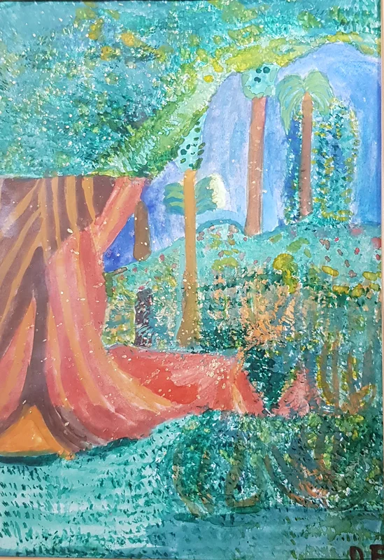 A bug green tree in Sevilla av Veronica Domachowska