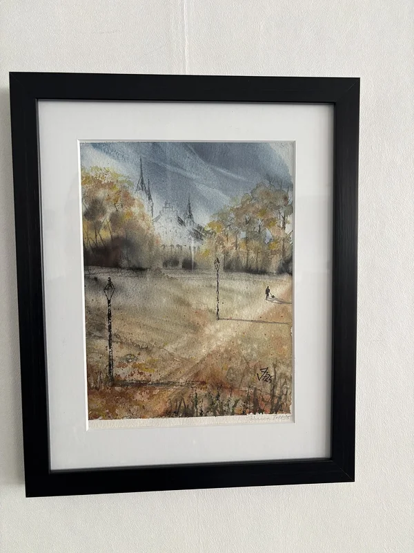 Akvarell Where Wings Wander av Johanna Tott
