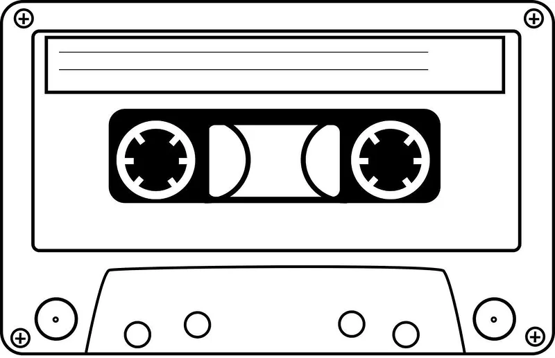 Akvarell Bombos kassett - Rockbox av Miks Bombo