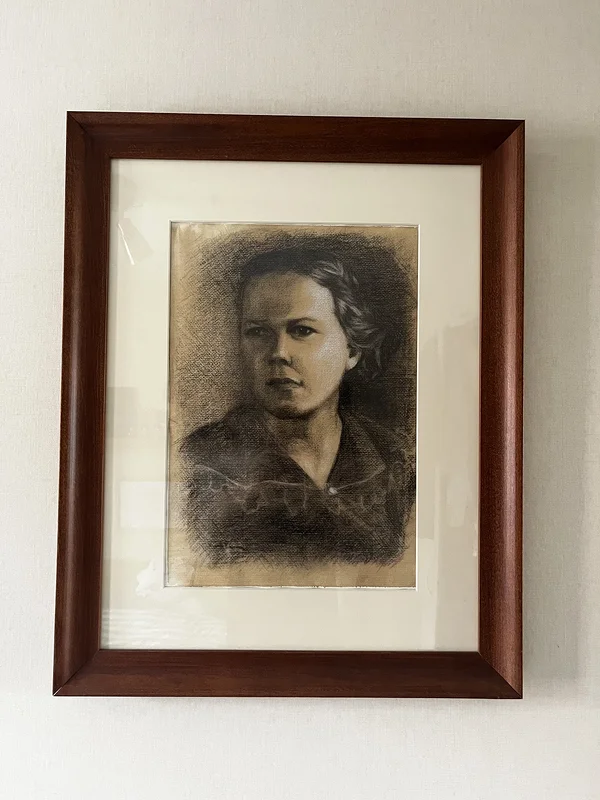 Mother's portrait av Vadym Tikotskyy