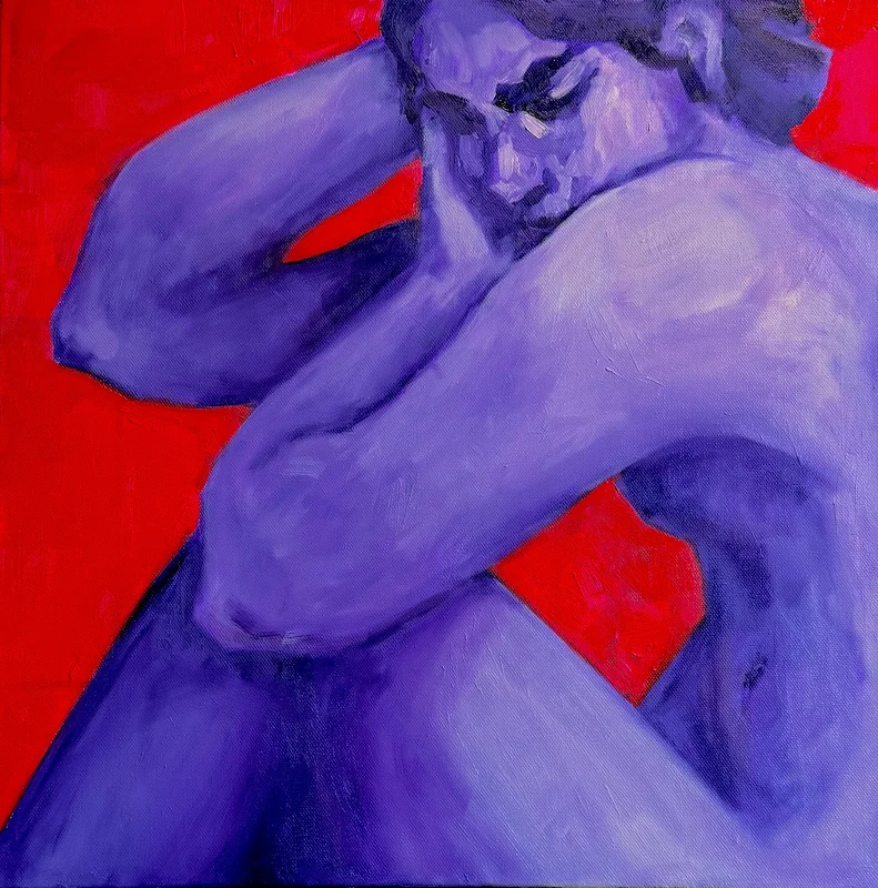 Oljemålning About femininity av Ekaterina Dutkevich