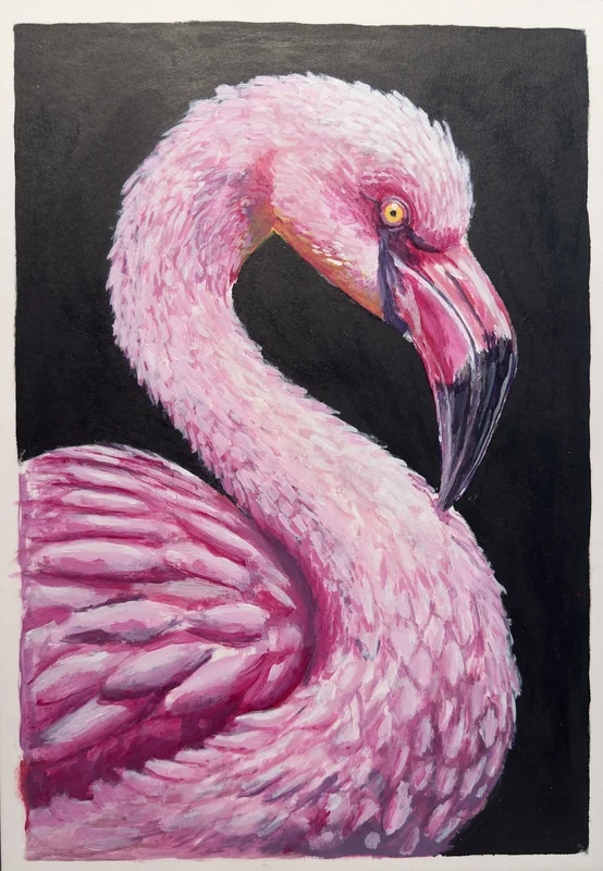 Akrylmålning Creature Study 07 (Bird 03) av Jesper Paulson