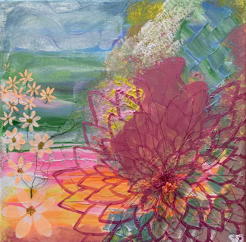 Rosa skimmer av Sofloralis