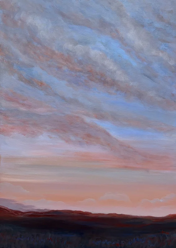 Akrylmålning Aurora III av Isabella Thorsell