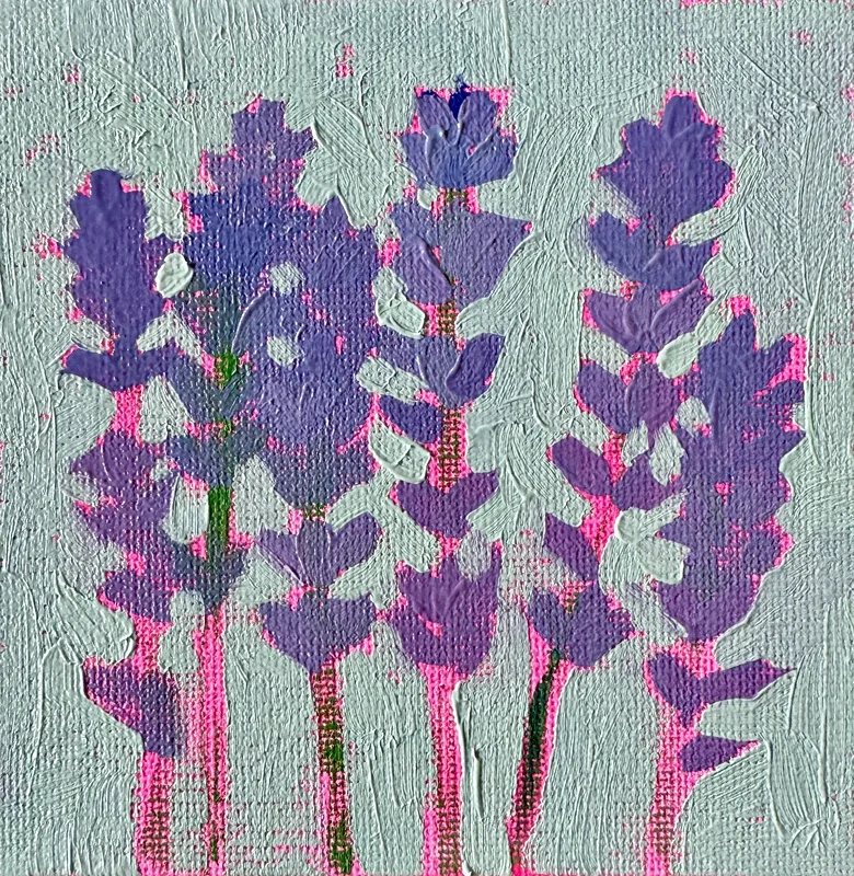Oljemålning Lavender av Ekaterina Dutkevich