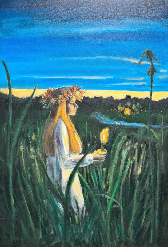 Oljemålning Kupala av Irem Babovic