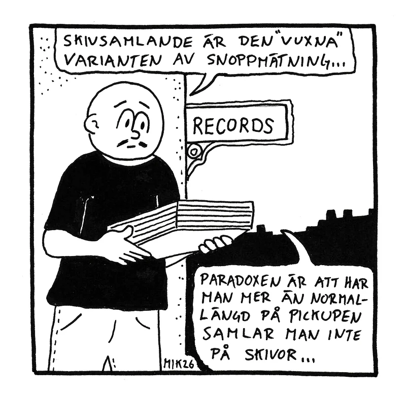 Skivsamlande av Miks Bombo