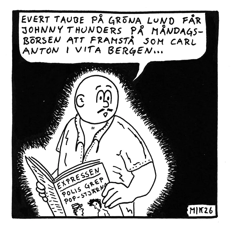 Johnny Thunders av Miks Bombo